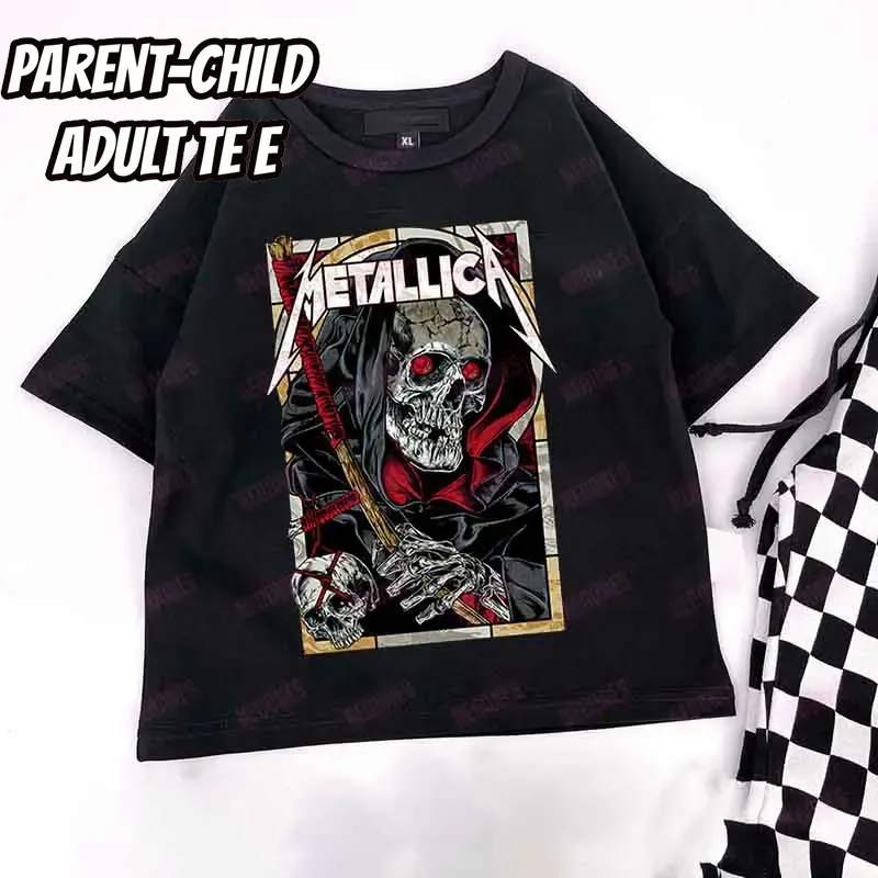 Baby Print Romper and Adult Tee