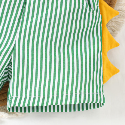 Baby Boy Dinosaur Embroidery Suit