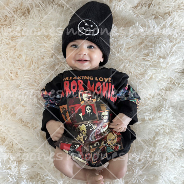 Baby Halloween Print Romper