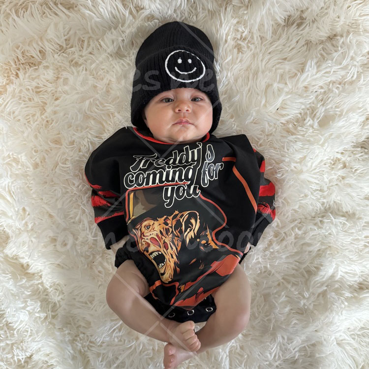 Baby Halloween Print Romper