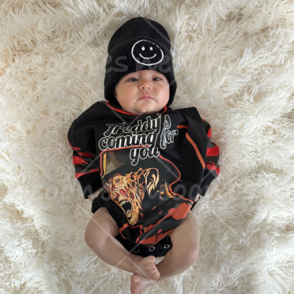 Baby Halloween Print Romper