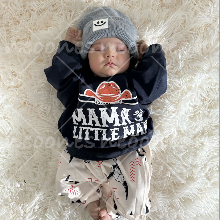 2 Piece Baby boy cow print suit