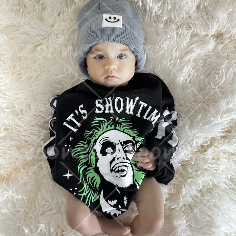 Baby  Halloween Print Romper