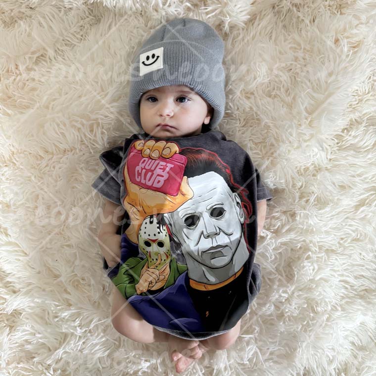 Baby Quiet Club Print Romper