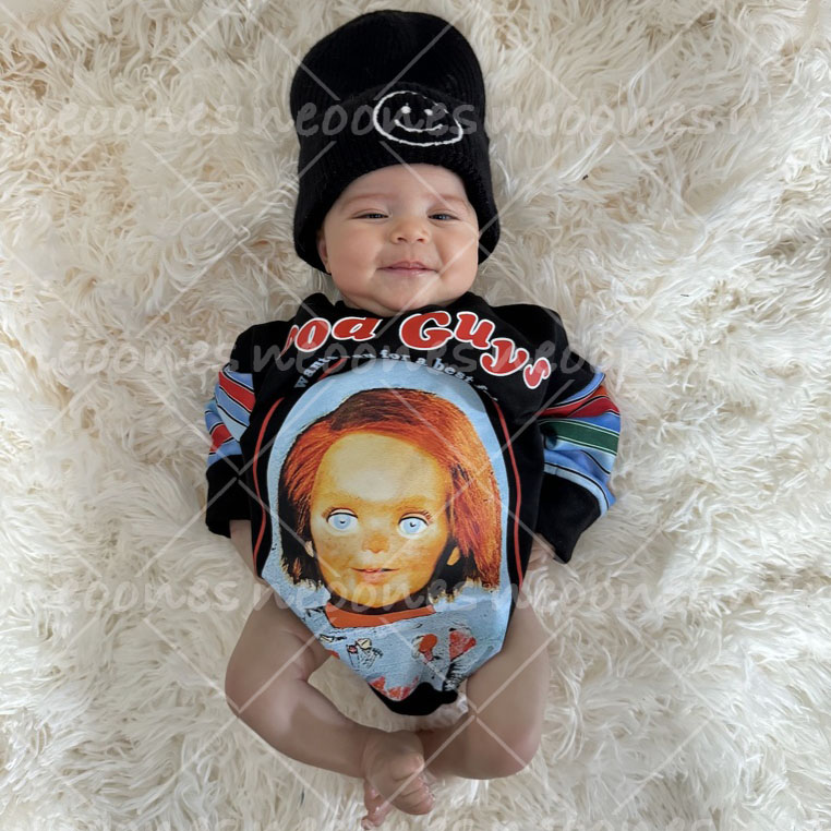 Baby Halloween Print Romper