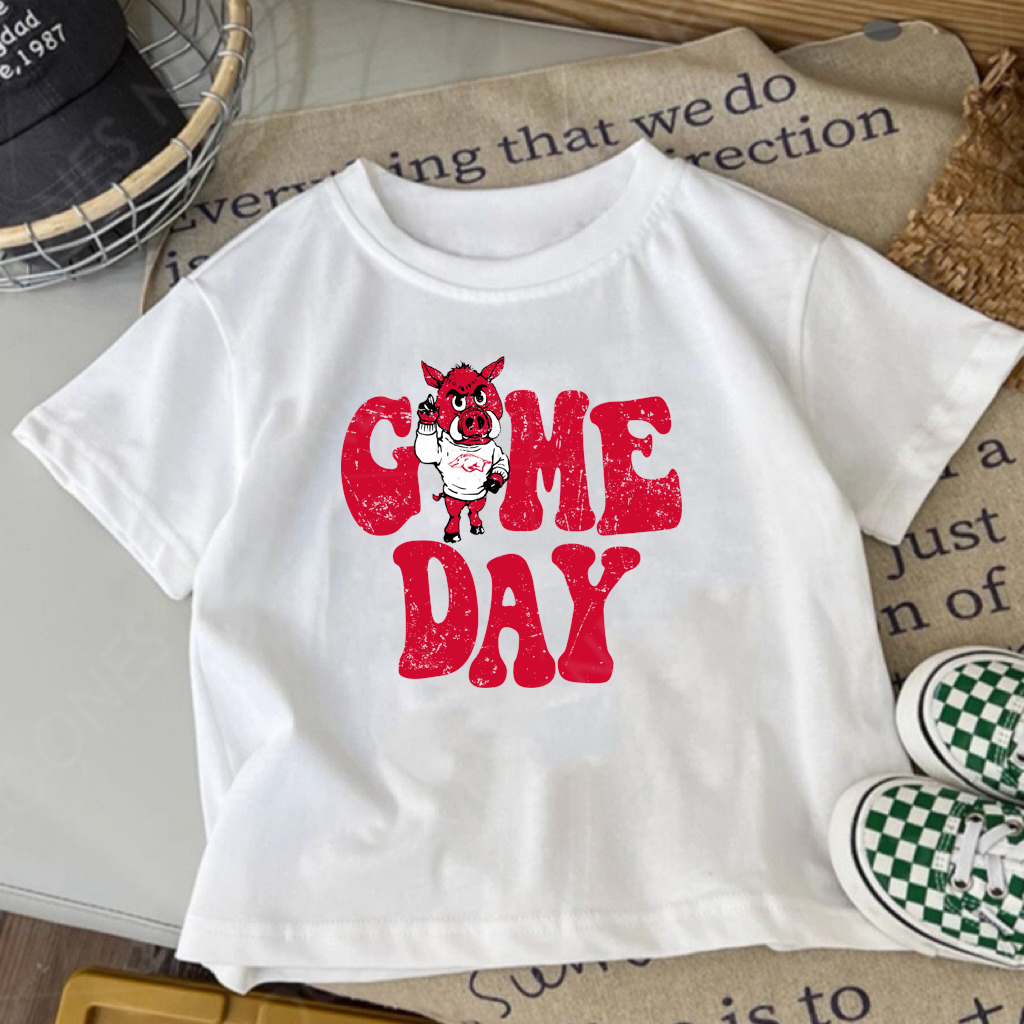 Baby Print Romper And Adult T-Shirt
