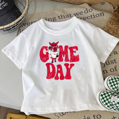 Baby Print Romper And Adult T-Shirt