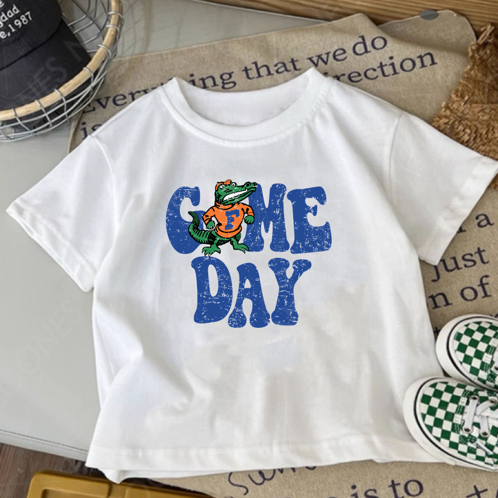 Baby Print Romper And Adult T-Shirt