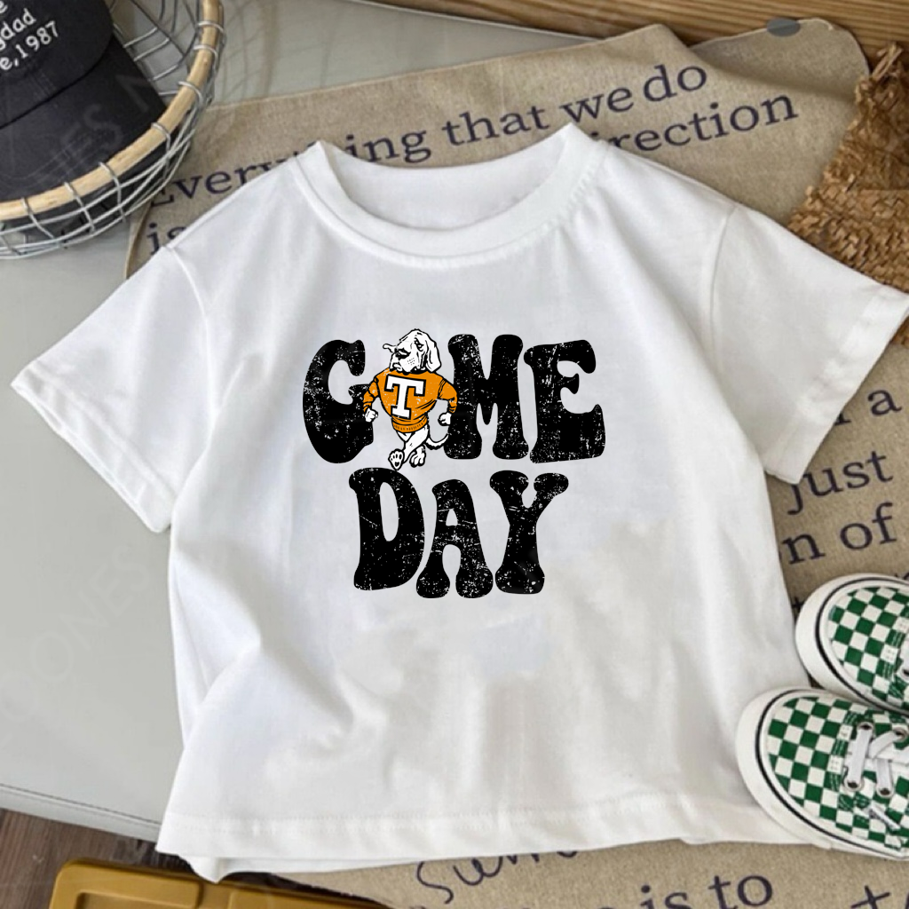 Baby Print Romper And Adult T-Shirt