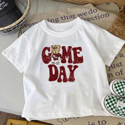 Baby Print Romper And Adult T-Shirt
