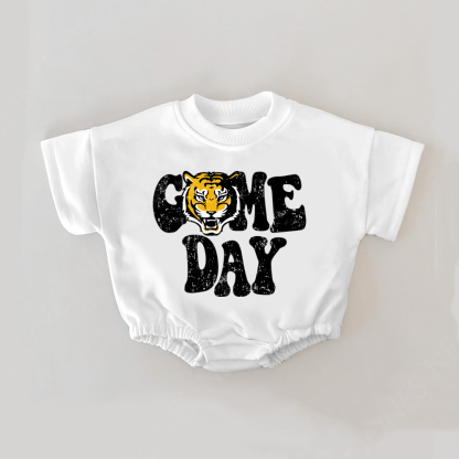 Baby Print Romper And Adult T-Shirt