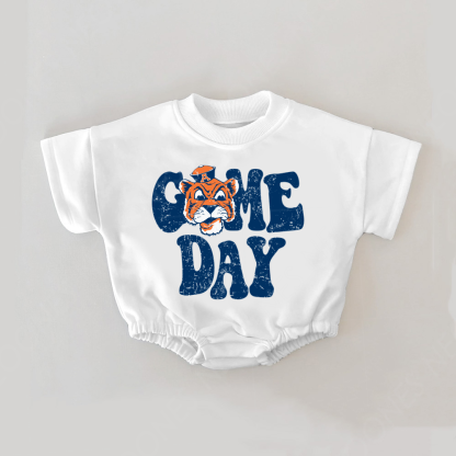 Baby Print Romper And Adult T-Shirt