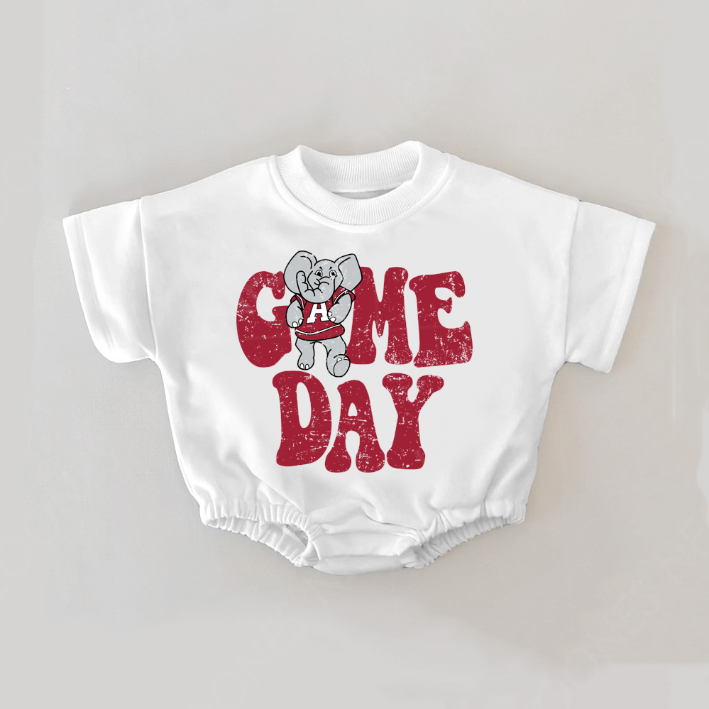 Baby Print Romper And Adult T-Shirt
