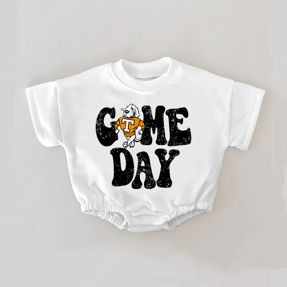 Baby Print Romper And Adult T-Shirt
