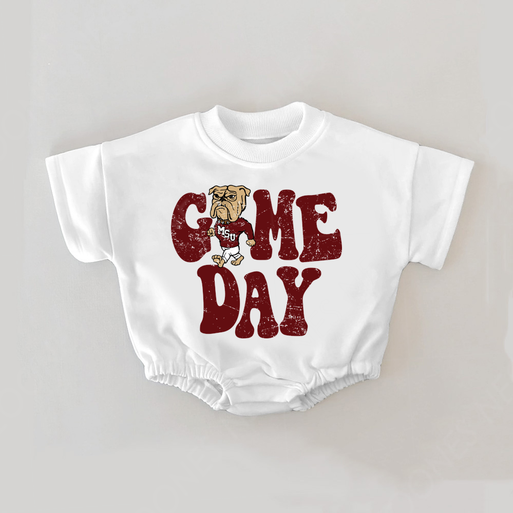 Baby Print Romper And Adult T-Shirt