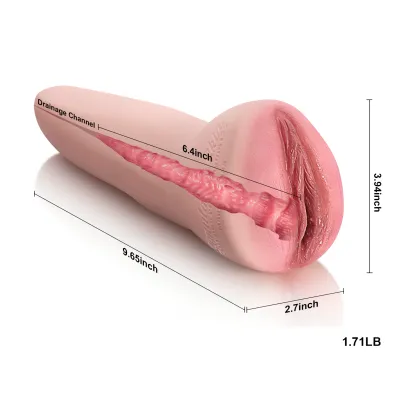 0.78 kg Real Feel Zachte Siliconen Pussy Pocket Masturbator
