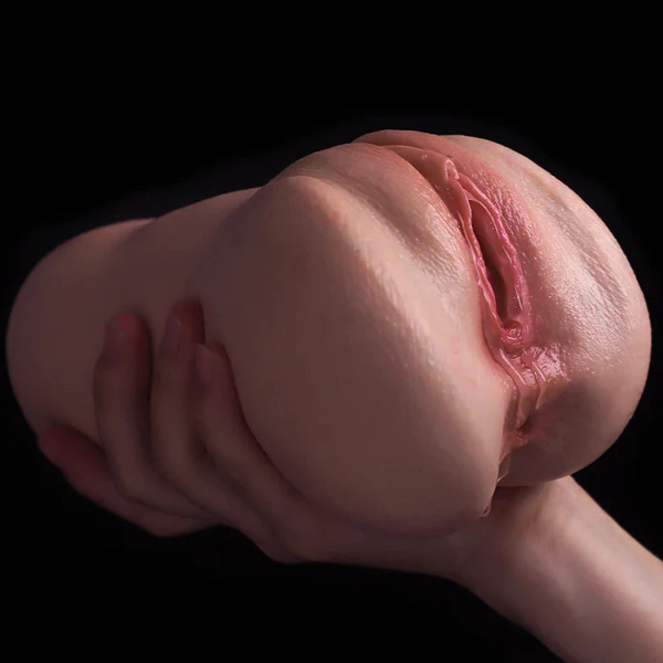 1,0 kg 2-in-1 Zachte Siliconen Pussy Pocket Masturbator