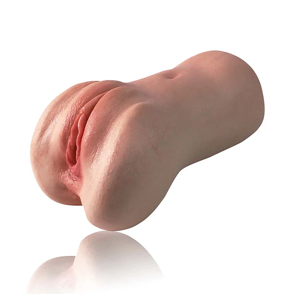 1,0 kg 2-in-1 Zachte Siliconen Pussy Pocket Masturbator