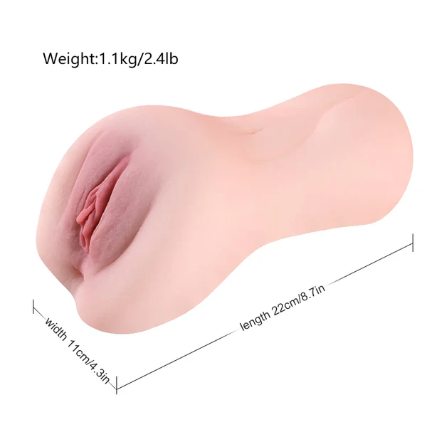 1,1 kg Levensechte Pussy Pocket Vagina Masturbator