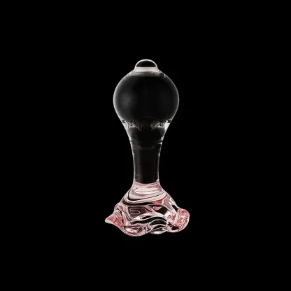 3-Delige Set Couple Pink Transparent Glazen Dildo Anaal