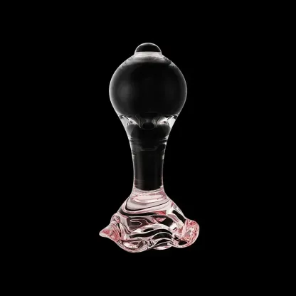 3-Delige Set Couple Pink Transparent Glazen Dildo Anaal