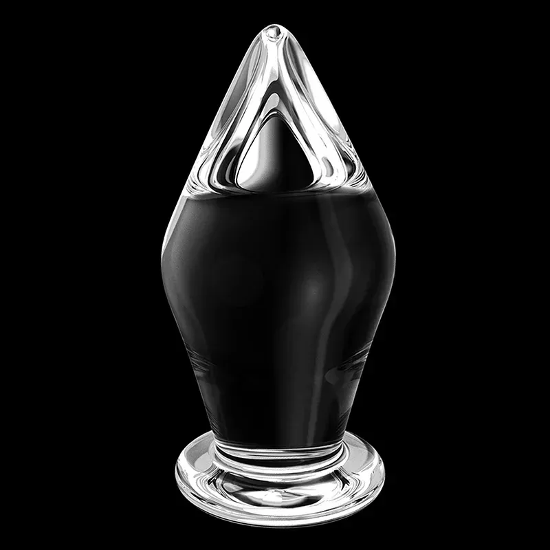 3-Delige Set Doorzichtige Glazen Dildo Buttplug