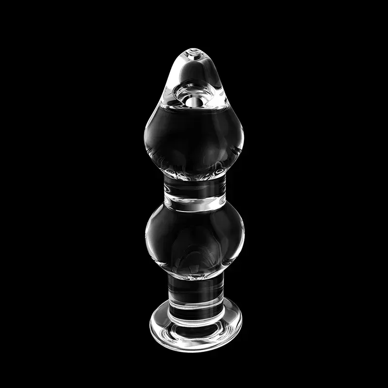 3-Delige Set Doorzichtige Glazen Dildo Buttplug