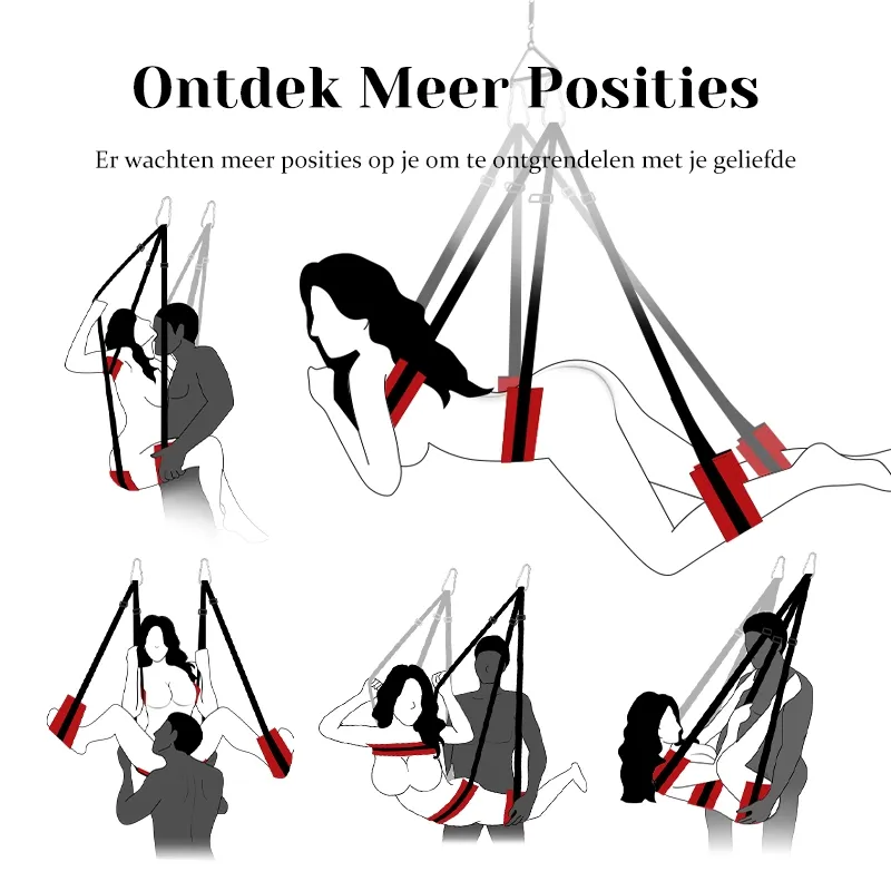 Verstelbare 360° Draaischommel met Stalen Driehoekframe