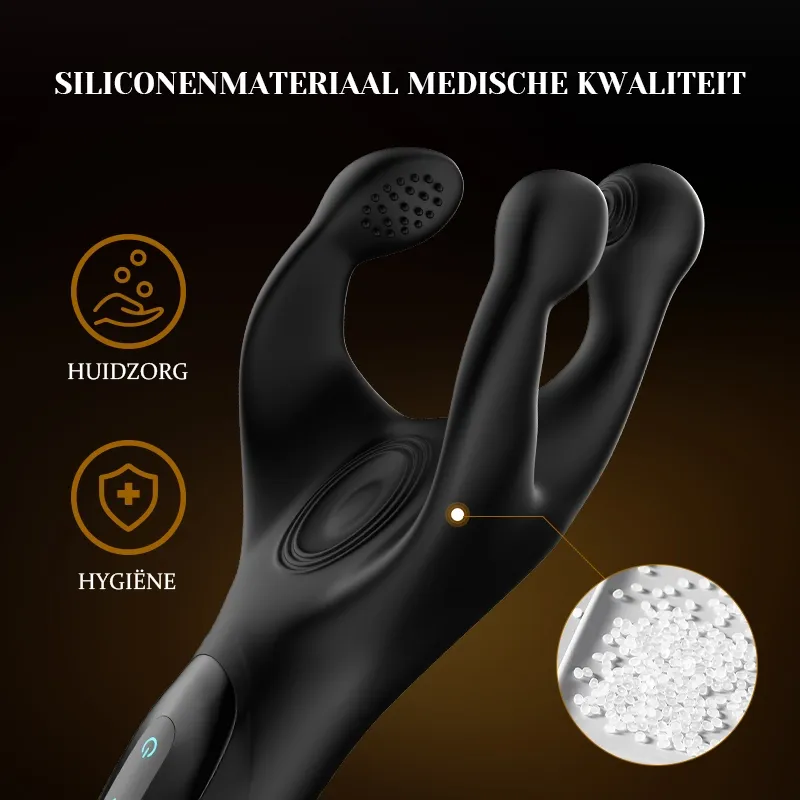Penis Stimulator met 10 Frequenties voor Kloppende en Vibrerende Stimulatie