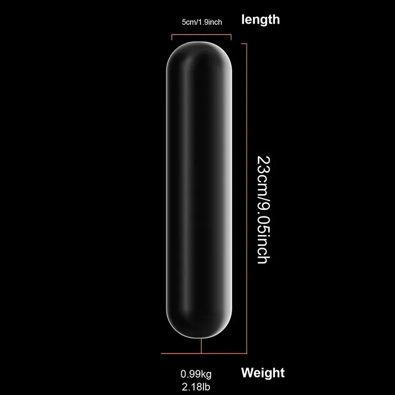 6-Delige Set Crystal Glazen Dildo