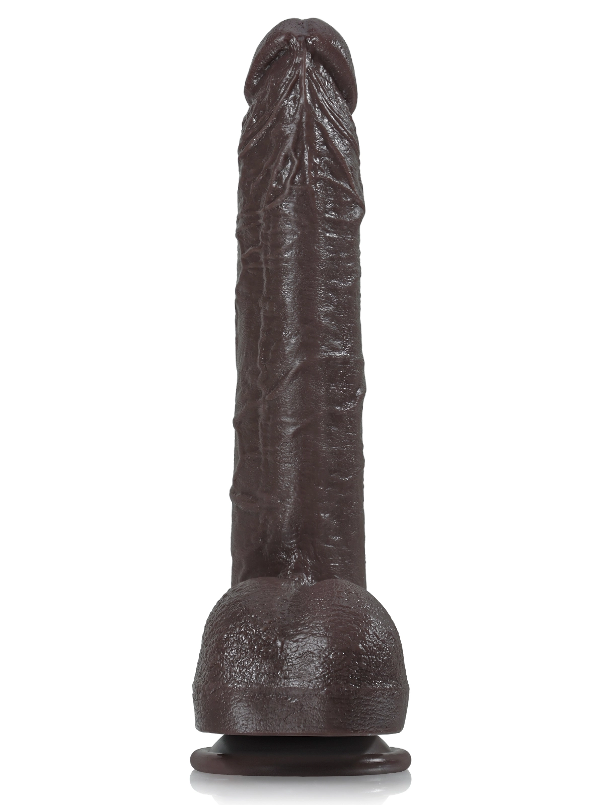 Big Black Siliconen Dual Density G Spot Dildo 27.5cm