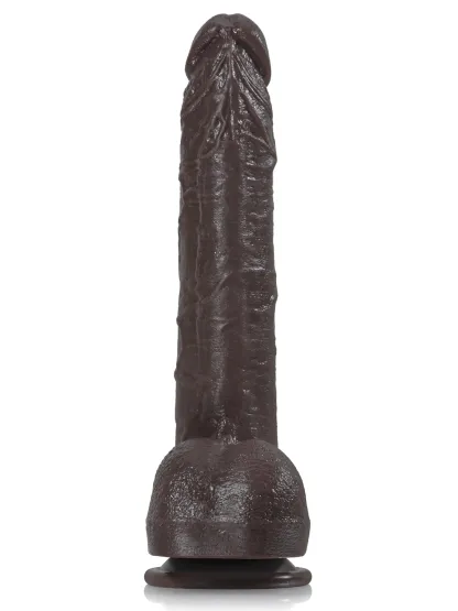 Big Black Siliconen Dual Density G Spot Dildo 27.5cm