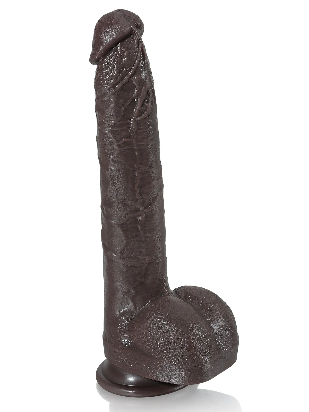 Big Black Siliconen Dual Density G Spot Dildo 27.5cm