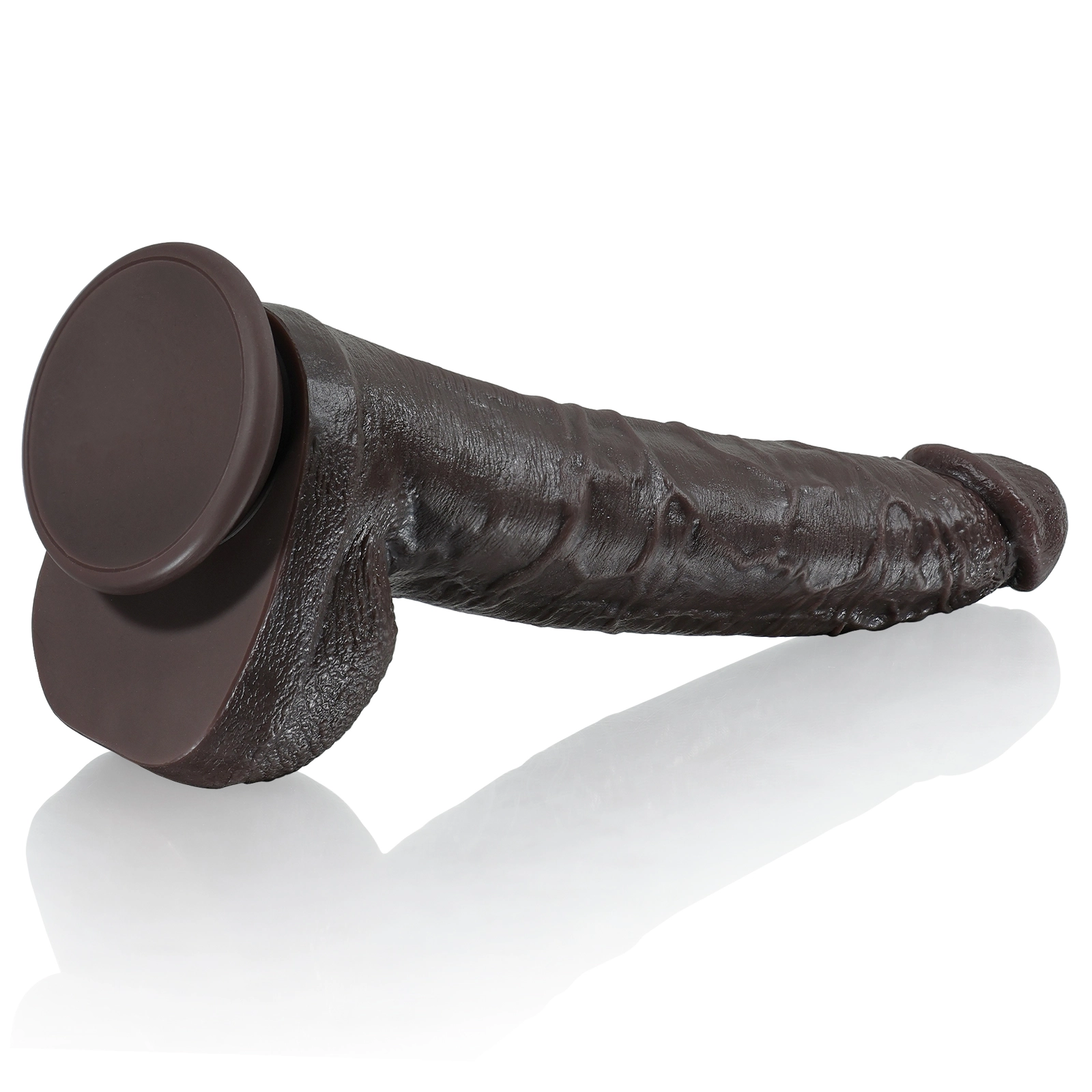 Big Black Siliconen Dual Density G Spot Dildo 27.5cm
