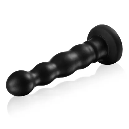 Black Funny Trillende Zuignap Dildo Met Houder 24.3cm