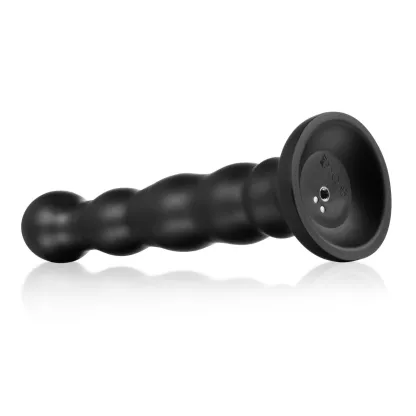Black Funny Trillende Zuignap Dildo Met Houder 24.3cm