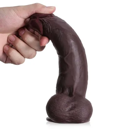 Black Suction Cup Dildos Ball 21.5 cm