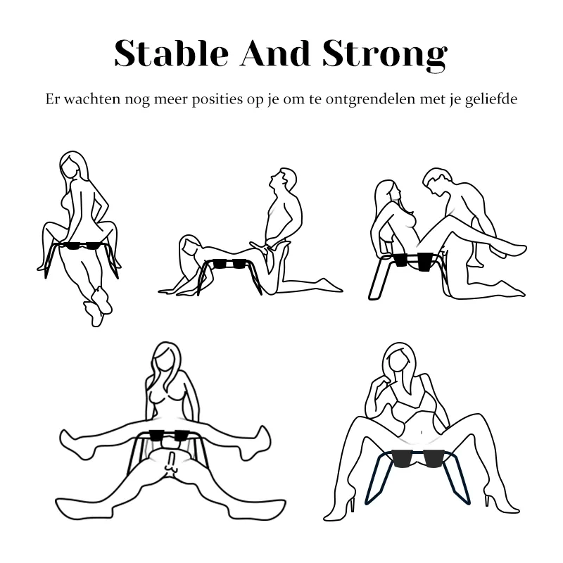 Verstelbare Bouncing Seksstoel voor Verbeterde Positieondersteuning