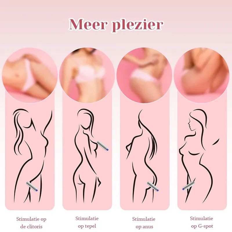 Oplaadbare Power Silver Bullet Vibrator