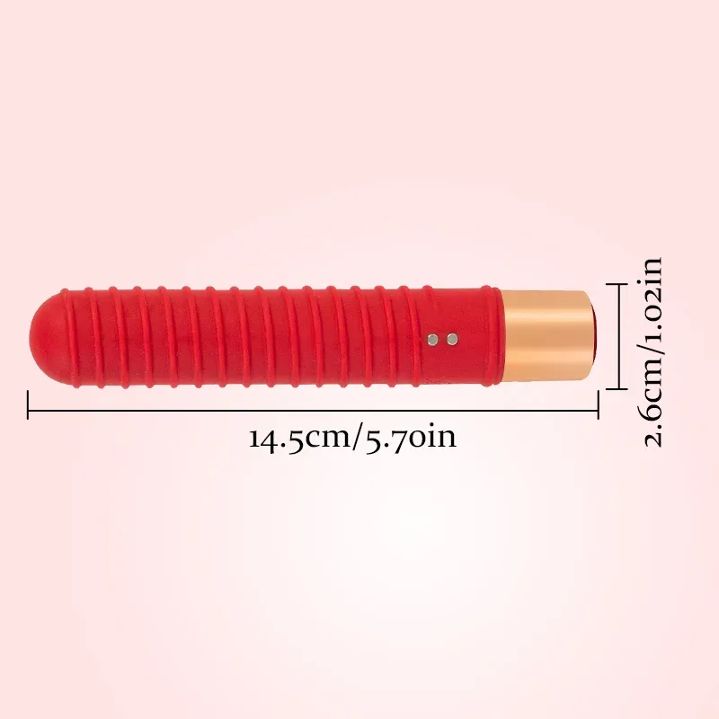 7 Vibrations Oplaadbare Geslepen Bullet Vibrator