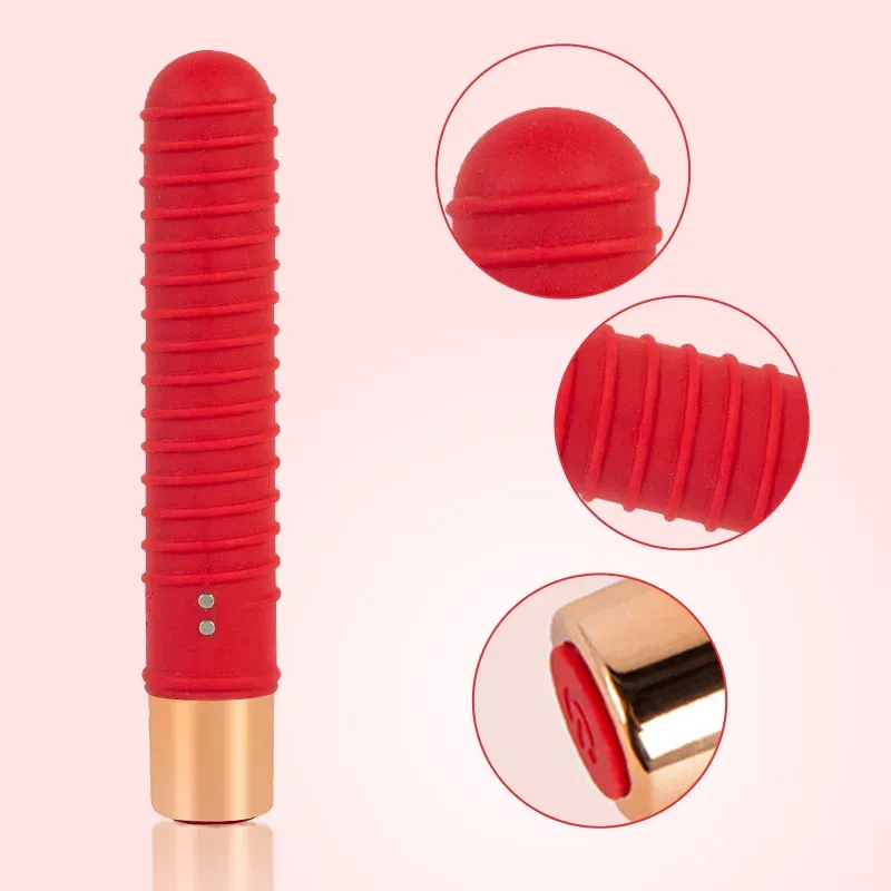 7 Vibrations Oplaadbare Geslepen Bullet Vibrator