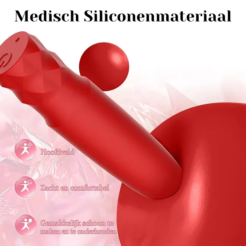 10 Krachtige Trilmodi Oplaadbare Bullet Vibrator