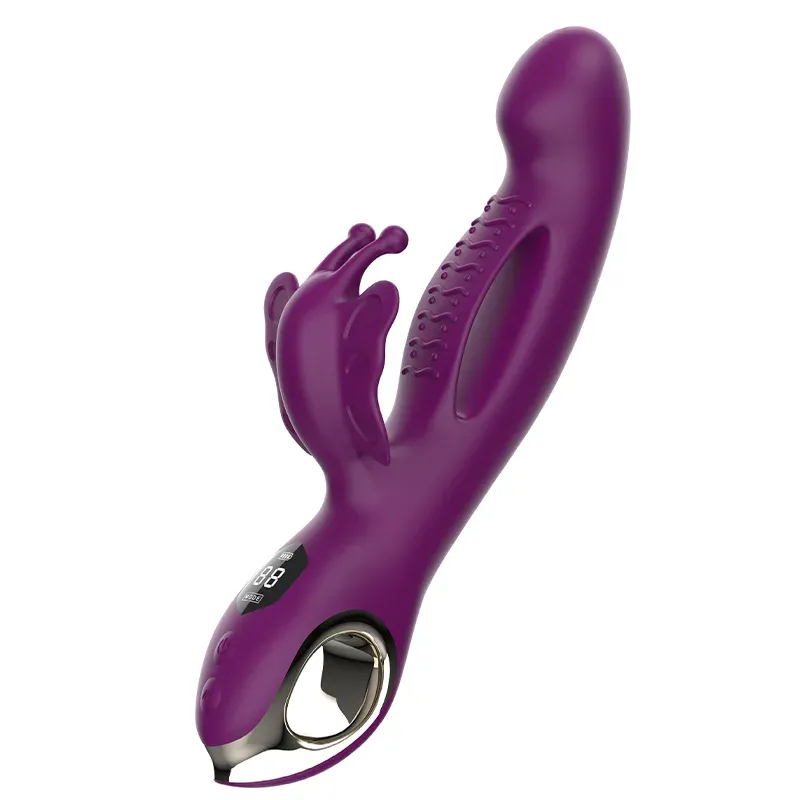 3 In 1 Meervoudige Trillingsstimulatie Vlinder Clit Vibrator