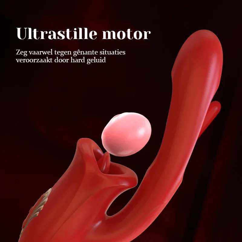3 In 1 Likkende Vibratie Tikkende Clitoris Vibrator