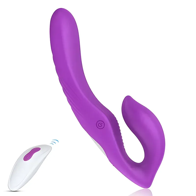 9 Snelheden Dubbele Uiteinden Clitoris Vibrator Met Afstandsbediening