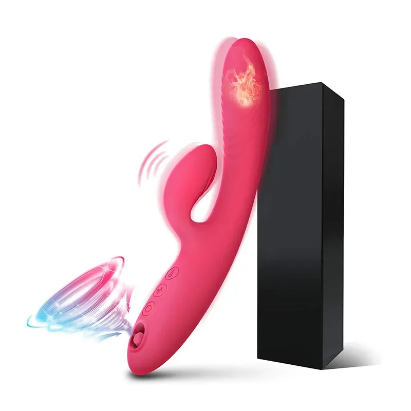 10 Vibraties En 5 Zuigstanden Oplaadbare Siliconen Clitoris Vibrator