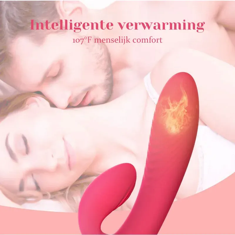 10 Vibraties En 5 Zuigstanden Oplaadbare Siliconen Clitoris Vibrator