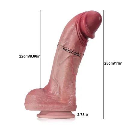 Dikke Grote Realistische Dildo met Zuignap 28cm