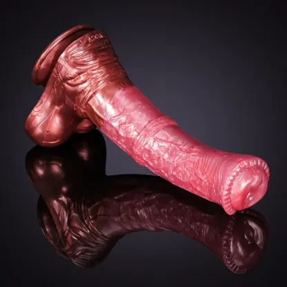 Dikke Realistische Paarden Dildo Met Ballen 28cm