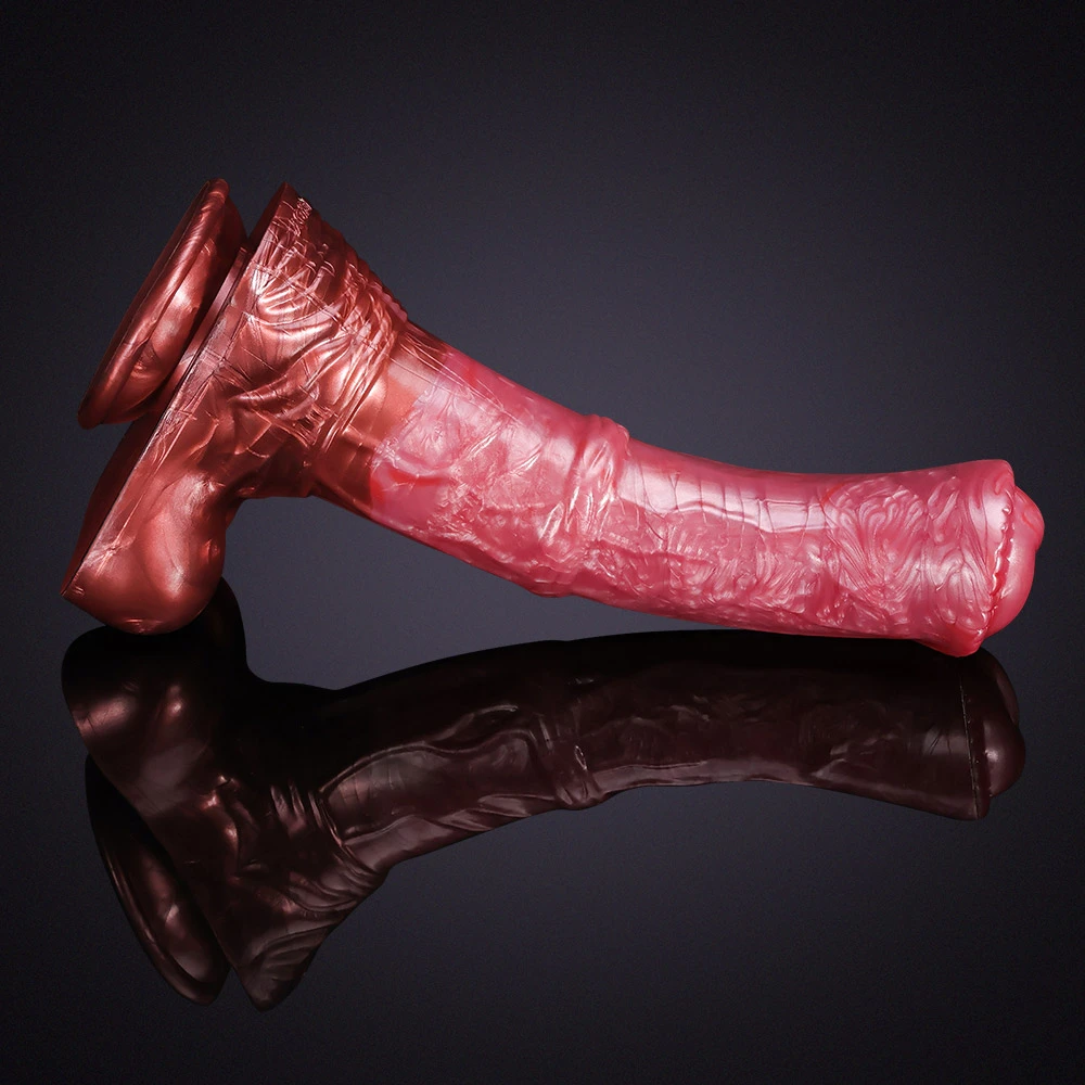 Dikke Realistische Paarden Dildo Met Ballen 28cm